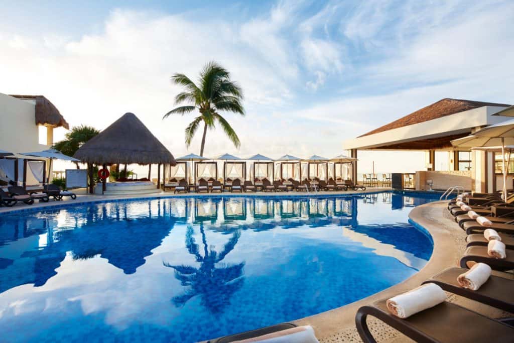 The pool area at Desire Riviera Maya, one of the Desire resorts in Mexico